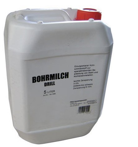 5 Liter Bohrmilchkonzentrat , Kühlschmierstoff, Bohrmilch Drill verdünnbar 1:20