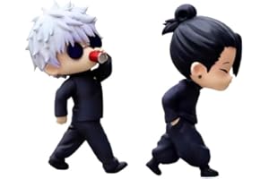 Zhongkaihua Figuras de Anime JJK Gojo Satoru y Geto Suguru Figura Estatua Anime JJK Figura de Acción 10CM PVC Modelo Colección Decoraciones de Escritorio Regalos