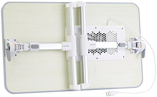 General Office Ergonomisch verstellbarer Notebooktisch mit Lüfter - 5