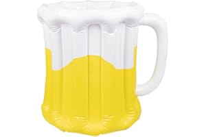Boland - 54229 - Boccale di birra gonfiabile, dispenser per bevande, decorazione per feste in piscina, feste estive e feste a tema