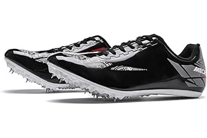 BLBK Spikes Leichtathletik 8 Nägel Unisex-Leichtathletikschuhe, rutschfeste Jugendsportschuhe mit Spikes und Sprint Herren Kinder und Damen
