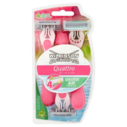 Wilkinson Sword Quattro for Women Disposable Razors 3 per pack 3 per pack