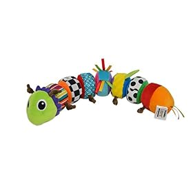 TOMY Lamaze – Camille La Chenille, Jouet d&rsquo;Éveil pour Bébé, Jouet Noël,Peluche Chenille à Assembler, Jouet Éducatif Multicolore, Convient aux Bébés 6mois+