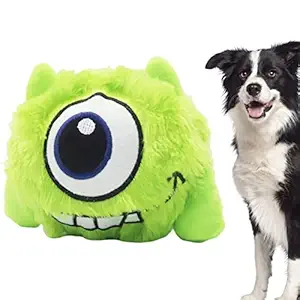 Pooch Box Interactive Electronic Dog Toy Bouncing Giggle Ball Sounds Monster Plush Puppy Toy Squeaky Shaking Vibrating Safe Pet Toy for Dog Cat