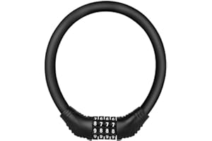 YYWENTING Heavy Duty Bike Lock,Kryptonite Bike Lock,- 4-Digit Combination Cable Lock - Be Suitable for Cycle, Motorcycle, Scooter, Mountain Bike, Pram