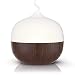 Produktbild Arendo - Aroma Diffuser in edlem Design | Ultraschall-Technologie | geräuscharmer Betrieb | energieeffizient | Nussbaum (Holz-Optik)