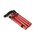 Produktbild NiceButy Faltstock zusammenklappbar Gehstock Outdoor-Sport-Spazierstock Trekkingstöcke und Bequeme männliche und weibliche Griffe - rot Outdoor-Produkte Sport