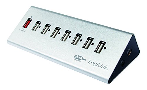 LogiLink USB 2.0 Hub 7-Port + 1x Schnell-Ladeport
