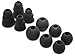 Price comparison product image Aminori - Flange Replacement Silicone Earphone Tips Earbuds X 10 Headphone Gels Fit Monster Beats Dr. Dre Tour, urBeats 2.0, HeartBeats 2.0 (Lady Gaga), DiddyBeats and Monster Turbine Pro sony jvc v moda dr dre beats tour in ear powerbeats (Black)