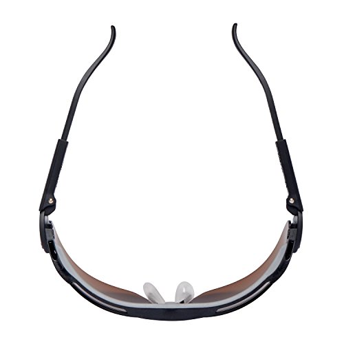 3M Maxim Schutzbrille Maxim3S, DX/UV, PC, bronze getönt, Rahmen schwarz, asphärische Scheiben für eine perfekte 180° Sicht - 4