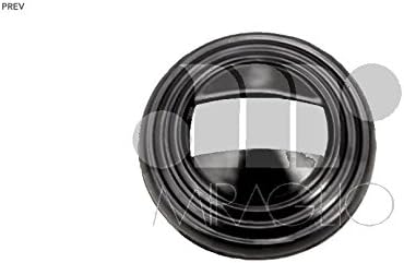 Escutcheon Open Internal Door Handle in Black Plastic 60/19