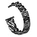 Price comparison product image 2019 Glowjoy Bracelet Compatible with Huawei Watch GT, Stainless Steel Replacement Waist Band Strap, Adjustable Rhinestone Watch Strap Wear-Resistant Business Bracelets for Men Women