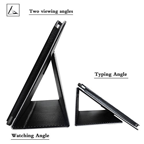 Odys Winpad X9 hülle,Mama Mouth Folding Ständer Hülle Case mit Standfunktion für 8.9″ Odys Winpad X9 / Wintab Ares 9 / Cosmo Win X9 Windows 10 Tablet,Schwarz - 5