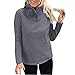 Produktbild Geili Damen Sweatshirt Winter Oversized mit Kapuze Langarm Pullover Hoodie Jacke Sweatjacke Warme Stehkragen Winddicht Kapuzenpullover Loose Fit Bluse Outwear in 6 Farben