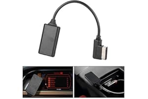 YMIKO Kabel Do Audio Adapter wejścia pomocniczego, Adapter interfejsu muzycznego AUX Kabel Do Audio kompatybilny z AMI MMI MDI, Bluetooth 5.0