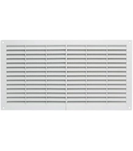 Griglia Ventilazione Alluminio 24.5x6cm Bianca - Per Mobili E Porte - Foto 5