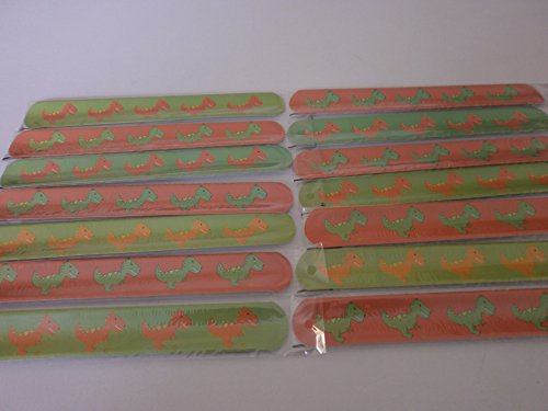 12 x Dino Schnapparmband Klatscharmband Zauber Armband