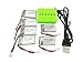 Produktbild BeesClover 6ps 3,7V 300mAh Li-Po Akku mit 1in6 Ladegerät Set für Eachine E55 FQ777 FQ17W Hubsan H107 Syma X11C H108C U816 WLtoys v966 Wie abgebildet