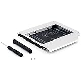 INNOVIUS 2nd Bay Hard Drive Enclosure Caddy 9.5MM for Apple Unibody MacBook MacBook Pro 13 15 17- Macbook Unibody Models Only - 1 Year Replacement Warranty