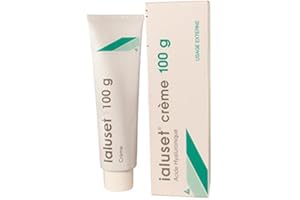 Laboratoires Genevrier Ialuset Créme Acide Hyaluronique -Renouvellement des cellules cutanées Lot de 2 Tubes de 100g
