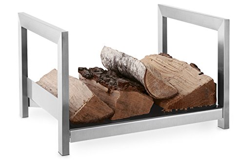 Preisvergleich Produktbild Zack 50011"CALORE Kaminholzablage, Edelstahl matt