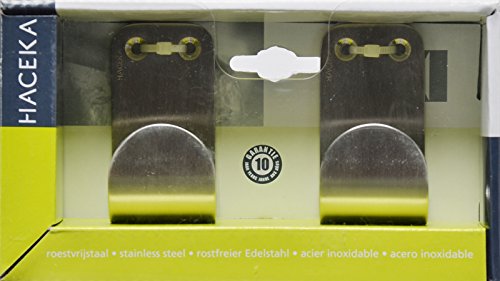 HACEKA IXI Einzelhaken, 2 Stk., Edelstahl, gebürstet, 1112293 - 3