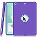Produktbild Arukas Neue iPad 9,7 2017, schlagfestem Heavy Duty Dämpfung Dual Layer Silikon + Hard PC Hülle Bumper Schutzhülle für iPad 5. Generation 2017 A1822/A1823 Purple Mint