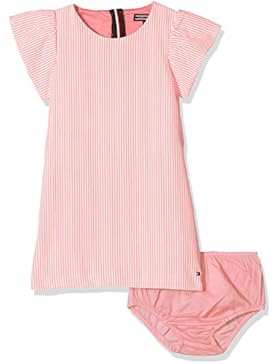 Tommy Hilfiger Mädchen Kleid C Fine Stripe Dress S/S