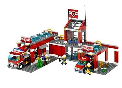 LEGO - City - jeu de construction - La caserne de pompiers