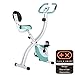 ultrasport foldable exercise bike with pulse sensor grips