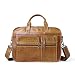 Produktbild Sakuldes Herren multifunktionale tragbare Aktentasche Messenger Schultertasche für 14-Zoll-Laptop MacBook Notebook (Color : Brown)