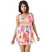 Enchanting Multi Pink Scoop Neck Cut-Sleeve Beachwear Cover-Up RS.1399.00