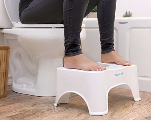 Toilettenhocker Twinzen Potty, für eine bessere Körperhaltung auf der Toilette und effektive Bekämpfung von Verstopfung und verschiedenen Problemen auf der Toilette, empfohlen von Ärzten - 2