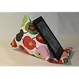 Lesekissen | Lesestütze | Sitzsack | passend für alle E-Book-Reader | Äpfel rot grün