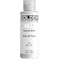 Golden Artist Colors Fluid Acrylic Paint Color (Titanium White, 4 Oz)