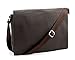 Produktbild Bovari echt Leder Messenger Bag Umhängetasche Schultertasche Laptoptasche Notebooktasche (bis 15,6 Zoll) Model Metz - braun /dark brown - 39x31x9 cm - Limited Premium Edition