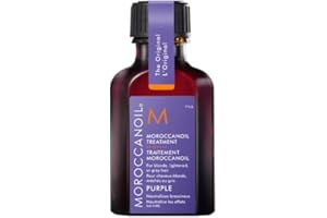 Aceite capilar violeta del Tratamiento Moroccanoil para cabellos rubios
