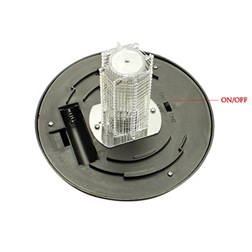 Insektenvernichter Solarbetriebene, Solar LED Outdoor Lampe, 2 in 1 Mückenvernichter und Garten-Leuchte, IP64 Wasserdicht Bug Zapper Garten-Licht Insektenlampe ohne Chemie Für Terrasse, Hof von Zuoao - 5