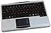 Keysonic ACK-540RF Wireless Mini Keyboard with Built in Touchpad
