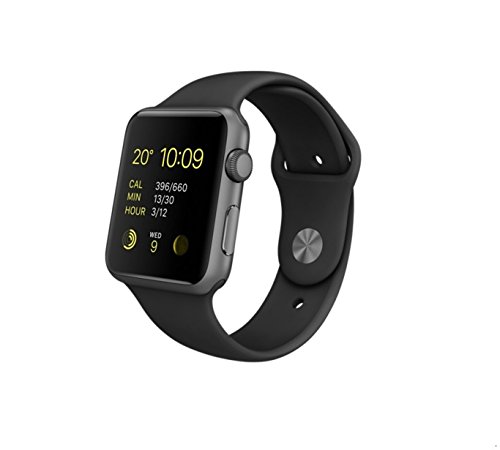 détail Apple Watch Sport Gris Sidéral 42 mm