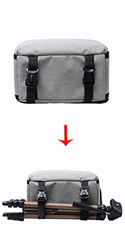 Sac    dos Yuhan Oxford multi-fonction imperm  able antichoc appareil photo SLR DSLR pratique photographie vid  o sac de voyage sac    dos pour appareil photo Nikon Canon Sony Pentax avec protection contre la pluie