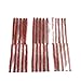 Produktbild Demino 30Pcs Auto-Flat Tire Repair Stecker Streifen Saiten Refill 4 x 1/4 Zoll Fit Tubeless Seal-Streifen Ersatz Set