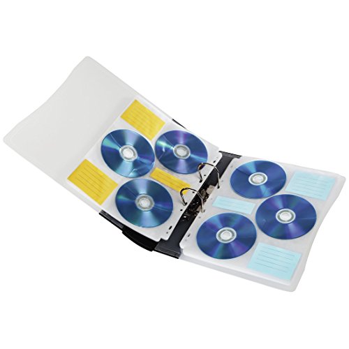 Hama CD-ROM Ordner für 120 CD-ROMs, Transparent/Graphite - 2