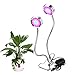 Produktbild Dreamworldeu Dual Head 12W LED Pflanzenlampe Grow Light Led Vollspektrum Light Plant Lamp für Grow Box Gewächshaus Alle Pflanzen Wachstum Phase Plant Light Lamp for Flowering