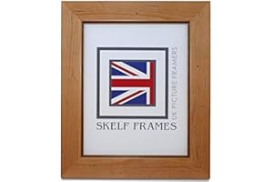 Skelf Frames 6.5 x 5.5 Inches Picture Photo Frame in Antique Pine Distressed Solid Wood with Glass Hand made in Yorkshire (Multiple Sizes)