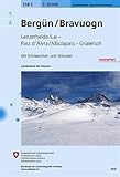 Image de 258S Bergün / Bravuogn Schneeschuh- und Skitourenkarte: Lenzerheide - Albulapass - Grialetsch (Skit