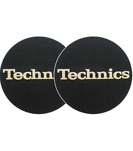 Magma 60692 Technics Slipmat Bandana 3 Rouge - Paire De Feutrines Pour Platine