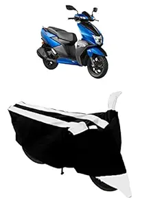HEMSKAR Present All Weather Protection Scooty Bike Cover Made for TVS NTORQ Semi Waterproof Cover (White)
