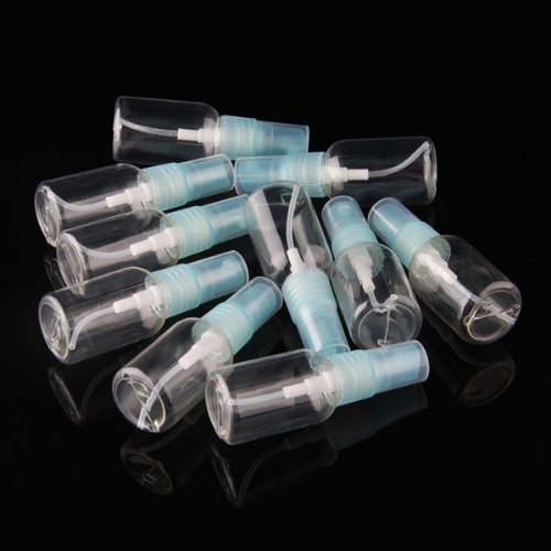 SODIAL (R) 10 x 30ml Blau Clear Kunststoff Make-up Wasser-Spray-Zerstaeuber-Flaschen-Container Pump - 3