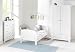 East Coast Angelina Cot Bed (White / Grey)